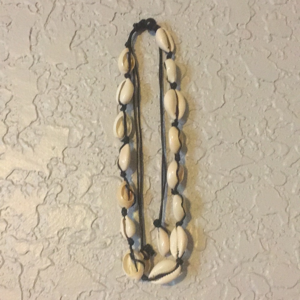 Shell anklet,shell chocker,single shell necklace